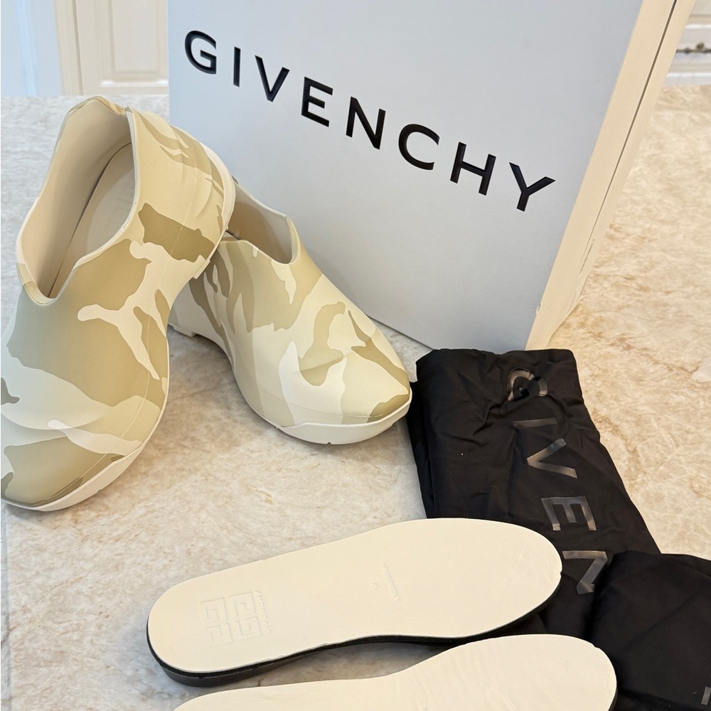 Givenchy Camouflage Beige and White Men's Shoes